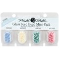 thumbnail image 2 of Mill Hill Glass Seed Beads Mini Packs 2.5mm 830mg 4/Pkg-00168, 02001, 00561 & 02005, 2 of 2