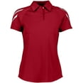 thumbnail image 3 of Holloway Sportswear L Womens Flux Polo Scarlet 222713, 3 of 5