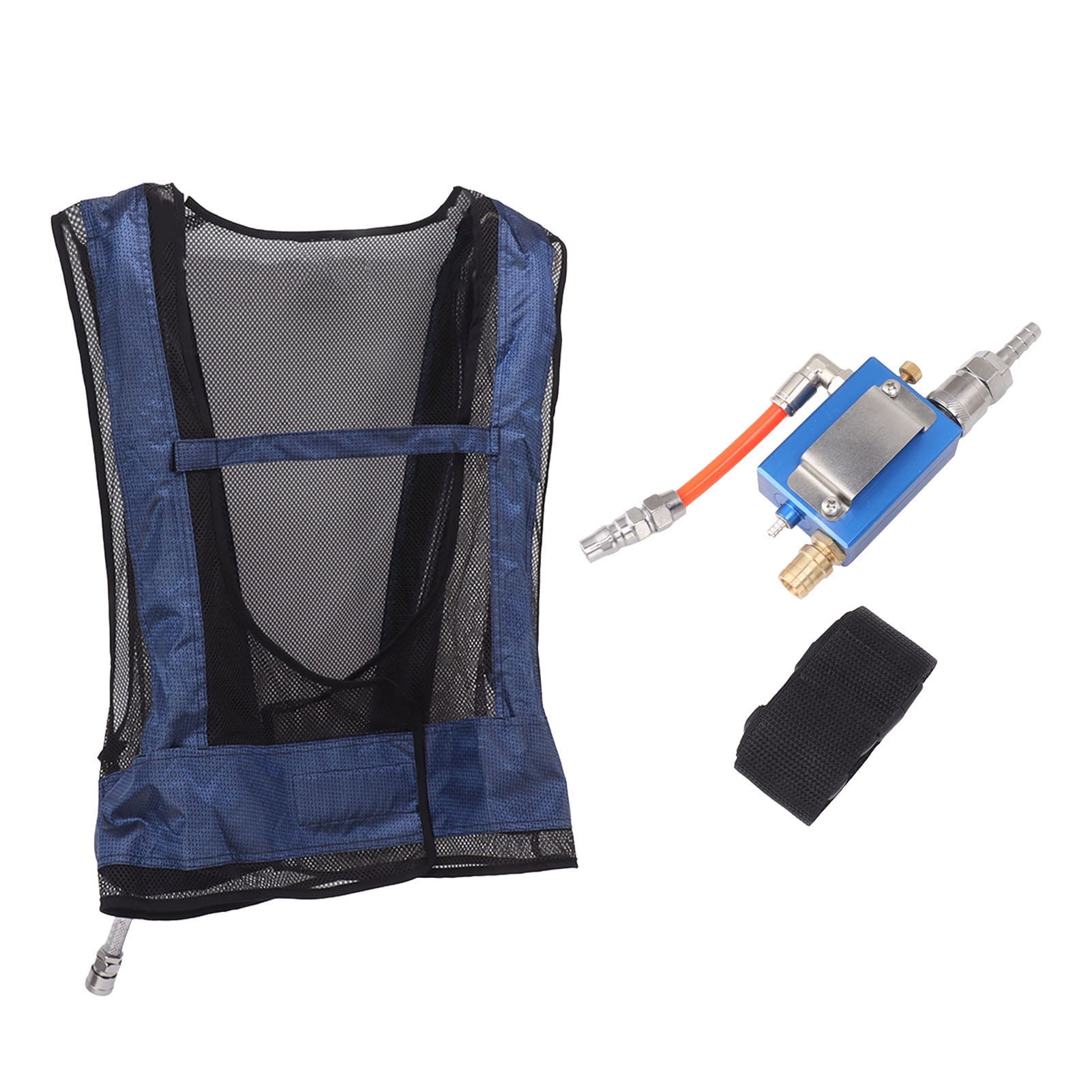 Vortex Tube Cooling Vest - Portable Compressed Air Air Conditioner Vest For Welding & Outdoor Work