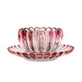 thumbnail image 3 of GUOOL Breakfast Bowl, Flower Pattern Lotus Flower Shaped Lace Decorative Lotus Bowl, pink, 3 of 9