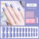 thumbnail image 3 of ibcccndc Press-on Kit de uñas postizas Color brillante Forma trapezoidal Nail Art Tips Tools ibcccndc violeta claro, 3 of 7