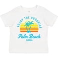 thumbnail image 3 of Inktastic Summer Enjoy the Sunshine Palm Beach Florida in Blue Boys or Girls Toddler T-Shirt, 3 of 5