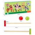 thumbnail image 2 of Baohd Animal Croquet Kids Game Versatile Educational Toy Set Versatile Play Set Croquet Kids Educational, 2 of 6