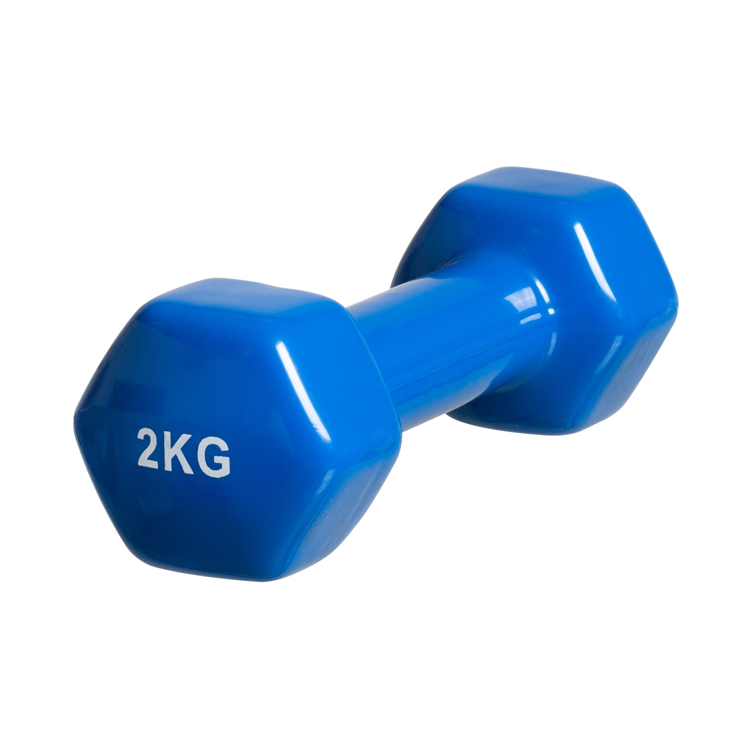 Mancuerna Vinilo 2 Kg Color Azul