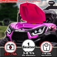 thumbnail image 7 of sopbost 24V Kids Electric Ride-On Toy Car, Ages 3–8, Max Speed 5 MPH, Battery-Powered Toy Vehicle with Remote Control, Pink & Purple, 7 of 7