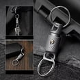 thumbnail image 2 of Titanium Quick Release Keychain Heavy-Duty Detachable Clip, Anti-Lost EDC Key Holder Ring for Men Women, 2 of 9