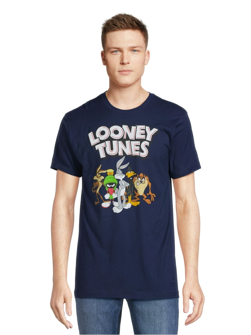 Looney Tunes Men's Big Men's Graphic Tee Shirts, 2-Pack, S-3XL