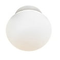 thumbnail image 4 of Meyda Tiffany 212393 Bola 8" Wide Semi-Flush Ceiling Fixture - White, 4 of 7