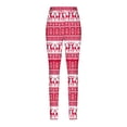 thumbnail image 4 of Lilgiuy Women's Christmas Holiday Leggings High Waist Cute Xmas Print Ankle Length Elastic Soft Leggings for Workout Running Yoga, 4 of 4