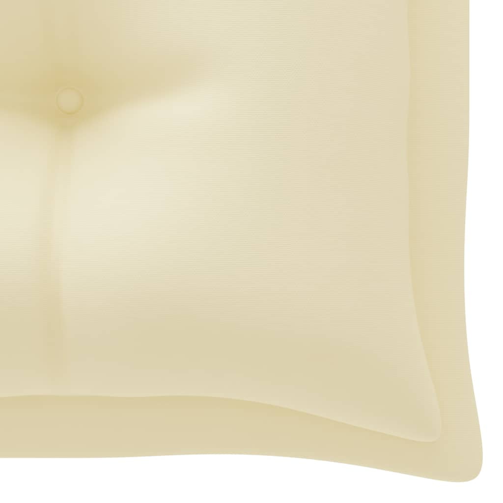 Settee Swing Cushion, Lounger Bench Mat, Soft Seat Cushion Chair Pads, Cream