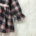 thumbnail image 6 of Okbabeha Toddler Baby Girl Christmas Dress Buffalo Plaid Tulle Tutu Skrit Princess Dress Xmas Clothes Outfit for Kids 3M-7T, 6 of 7