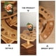 thumbnail image 4 of 1 soporte de bambú japonés para guardar conos de helado (cuatro agujeros), 4 of 7