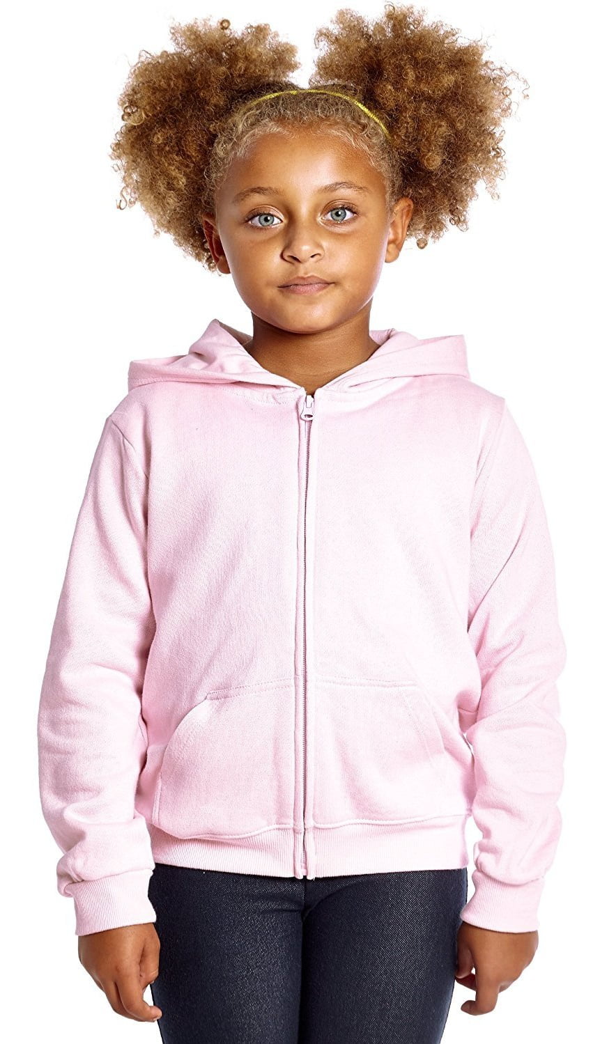 Leveret - Boys Girls Cotton Hoodie (12 Years, Light Pink) - Walmart.com ...