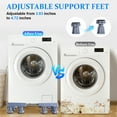 thumbnail image 4 of OldPAPA Mini Fridge Stand Universal Stand Base with 12 Strong Feet, Adjustable Refrigerator Stand Washing Machine Base Multi-Functional for Dryer,Refrigerator, Laundry Pedestal, 4 of 7
