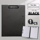 thumbnail image 1 of Typpkmm A4 File Folders Clipboard Writing Pad Memo Clip Board Double Clips Test Paper Storage Organizer, 1 of 7