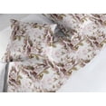 thumbnail image 2 of Floral Bed Runner Set, Natural Ornament of the World Flowers Spring Season Repeated Pattern, Decorative Bedding Scarf & 2 Pillow Shams for Hotels Homes, King, Pale Mauve Reseda Green, by Ambesonne, 2 of 3