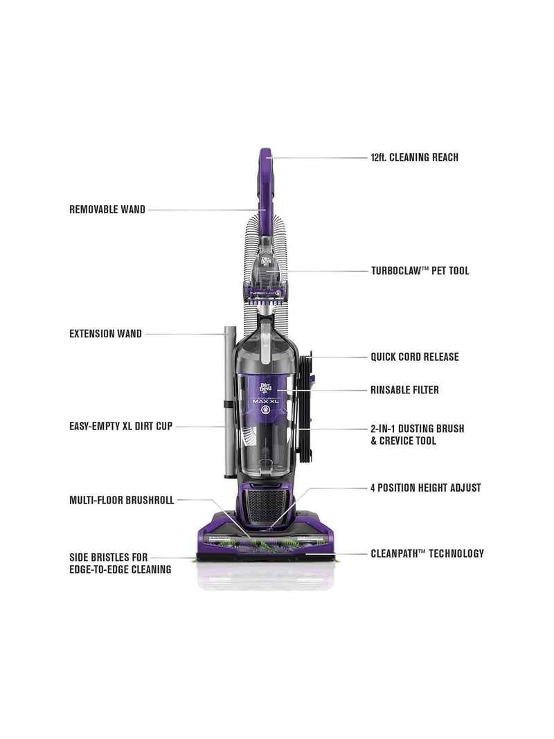 Dirt Devil Endura Max Vacuum Cleaner, Bagless, Vivid Violet