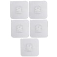 thumbnail image 3 of CRAFTHROU 5Set Picture Frame Hook Waterproof Home and Office Accessories White for Ceramic Tiles Invisible Hooks, 3 of 5