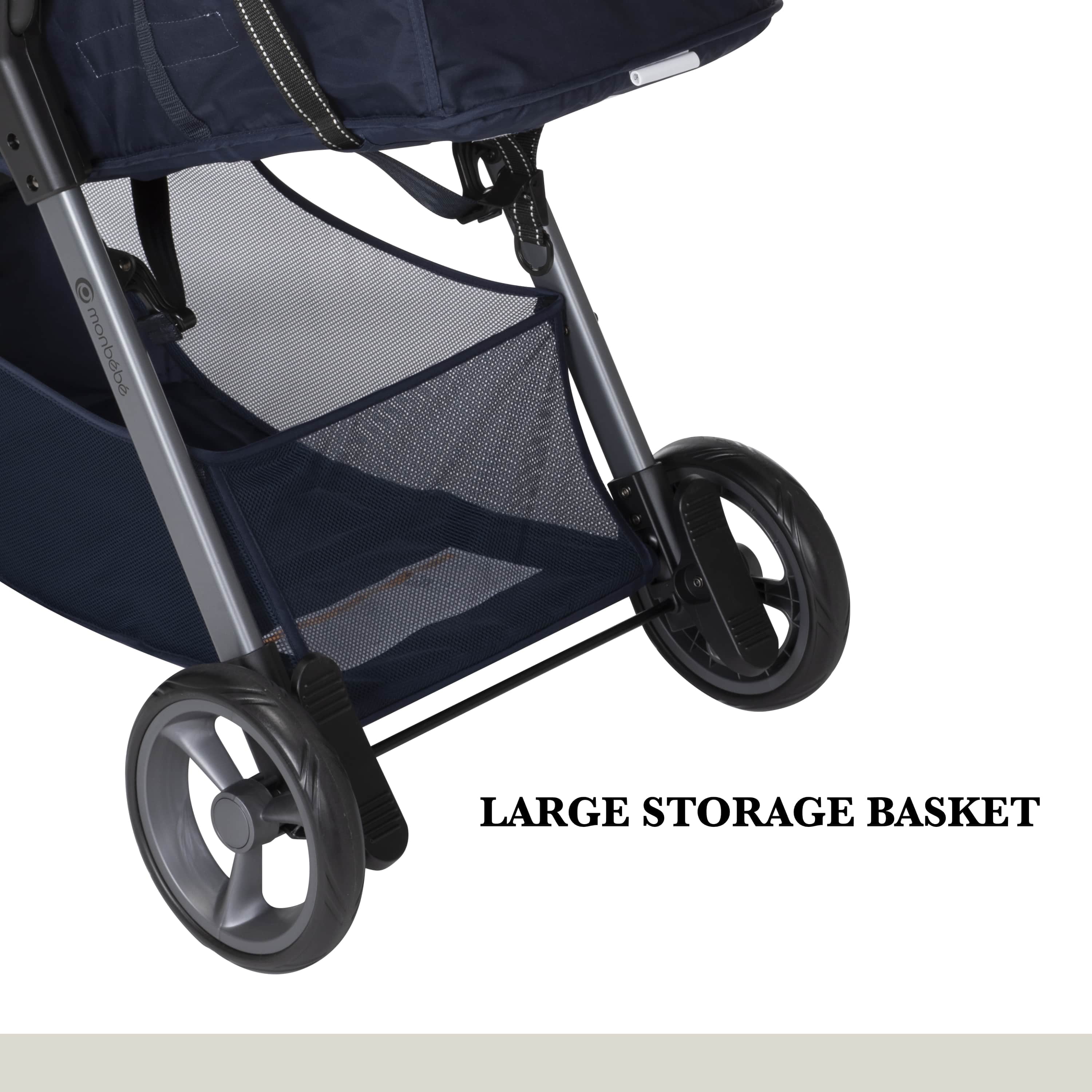 Monbebe Travel System Stroller with Rear-Facing Infant Car Seat, Astros