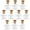 Clear Star, variant on 10pcs/Lot Mini Bottle Jars Vials s Art Craft Finding. Clear Heart
