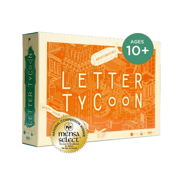 Juego de estrategia de creación de palabras Letter Tycoon Mensa Select