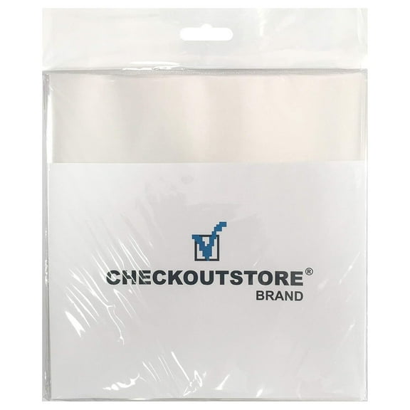 Lwory 500 Clear Plastic for 7" Vinyl 45 RPM Record Album Covers Budget (Outer Sleeves)