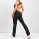 thumbnail image 4 of MKLEKYY Leggings para mujer, monos de yoga para mujer, monos deportivos para entrenamiento, ropa deportiva para mujer, monos y monos deportivos para mujer, mono deportivo cruzado sin espalda 1, 4 of 4