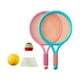 thumbnail image 4 of Juego de tenis de bádminton para niños, raquetas de tenis para niños, juego deportivo, raqueta de bádminton Rosado azul, 4 of 8
