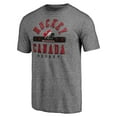 thumbnail image 2 of Men's  Heather Gray Hockey Canada Drop the Gloves Tri-Blend T-Shirt, 2 of 3