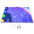 thumbnail image 2 of Tapiz De Luz Negra Siete Chakra Meditación Reactiva Poliéster Pared Colgante De Picnic Manta De Toalla De Playa Toalla De Meditación Para Sala De Estar De Dormitorio, 2 of 7