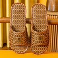 thumbnail image 4 of RSFPOIEG Household Sandals for Men's Summer Rattan Straw Women's Indoor Home Shoes, 4 of 5