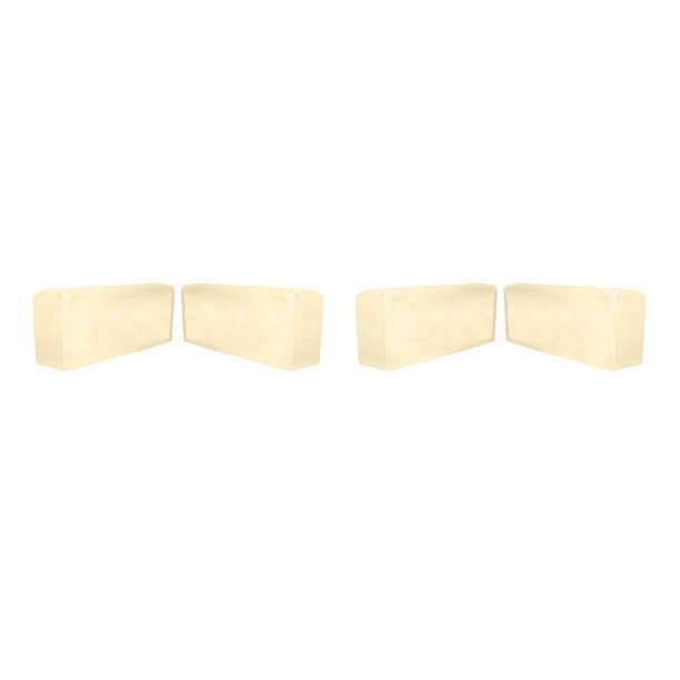 Protector Brazo Sofá Moyic Acolchado Grueso Desmontable y Lavable Beige 2Conjunto