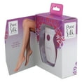 thumbnail image 2 of Pure Silk Wet & Dry Mini Foil Shaver & Bikini Trimmer for Women w/ Dual Clipper Blades, White/Purple, 2 of 7