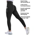 thumbnail image 3 of MISS MOLY Women's High Waist Yoga Leggings Tummy Control Active Workout Pants Athletic Running Tummy Control, 3 of 5