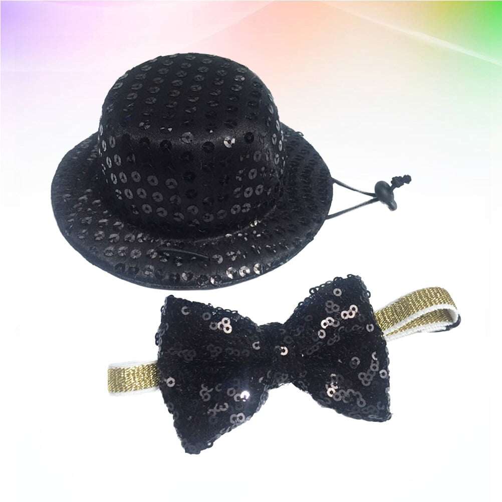 PTOOTP 1 Set Black Pet Costume Pet Dress Up Kit for for Pet Dog and Cat