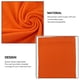 thumbnail image 3 of Minnieouse Pañuelo para la cabeza para mujer, turbante para niñas, adorno para la cabeza, accesorios de moda, gorros elásticos absorbentes de Accesorios de disfraces Naranja, 3 of 6