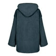 thumbnail image 4 of Patlollav Womens Plus Size Solid Color Pocket Recreational Long Sleeve Tops, 4 of 6