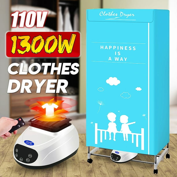 Ventless Laundry Clothes Dryer Heater Electric Folding Indoors Fast Air Drying Machine With Heater For Home Dorms Easy Assembly Low Noise Dustproof Walmart Com Walmart Com