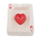 thumbnail image 1 of Ceniceros de cerámica para cigarrillos, ceniceros de naipes coleccionables personalizados rojo, 1 of 9