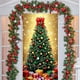 thumbnail image 4 of Christmas Door Cover Santa Claus Pattern Holiday Decoration for Front Door Indoor Wall Tabletop Festive Party Home Decorations, 4 of 6