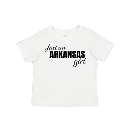 

Inktastic Just an Arkansas Girl Born and Raised Gift Toddler Toddler Girl T-Shirt