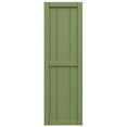 thumbnail image 5 of Ekena Millwork 10 3/4"W x 78"H True Fit PVC, Two Board Framed Board-n-Batten Shutters, Moss Green (Per Pair - Hardware Not Included), 5 of 8