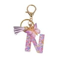 thumbnail image 1 of KLKCMS Alphabet Butterfly Key Chain Key for Bag Key N N, 1 of 9