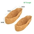 thumbnail image 1 of suyin 2 Pcs Doublure Ronde pour Panier Suspendu Fibre de Coco Remplacement Panier à Fleurs, 1 of 1