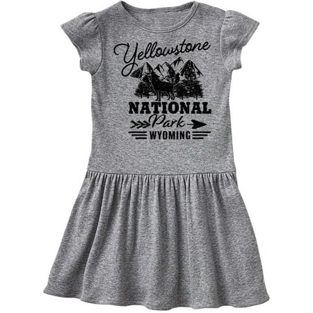 

Inktastic Wyoming Yellowstone National Park Gift Toddler Girl Dress