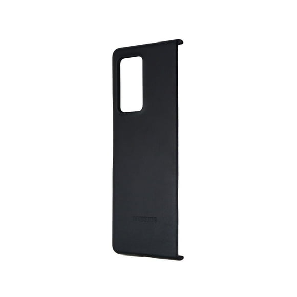 Funda de piel negra para Samsung Galaxy Z Fold 2 5G, versión estadounidense