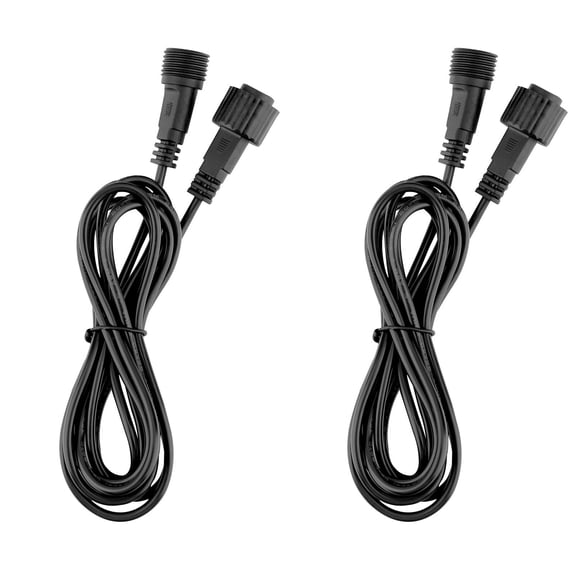 2Pack Waterproof Extension Cable Aka Wire Compatible with Solar Outdoor String Lights