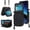 Black, variant on Dteck for Samsung Galaxy Z Flip 7 Case Wallet with Card Holder Zipper Pocket, Soft PU Leather RFID Blocking with Detachable Strap Crossbody Lanyard Phone Cover for Z Flip 7,Black