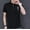 Black, variant on Mens Slim Fit Polo with Zipper Design