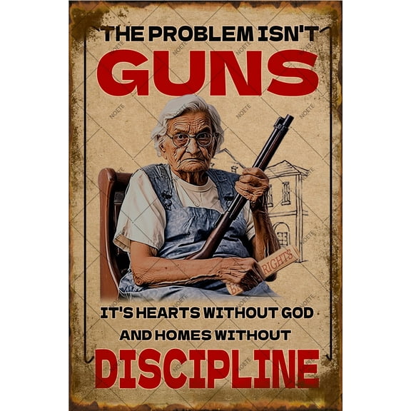 Noete Top Gun Tin Sign 12x16 Inch Retro Metal Wall Art Vintage Tin Sign for Garage, Bar, Man Cave Decor Durable Thick Tinplate Print Poster